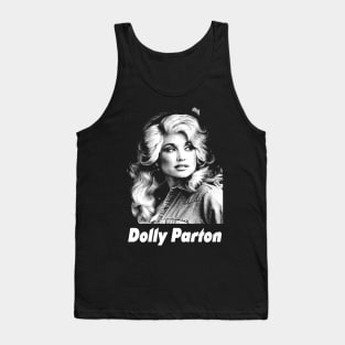 Vintage Music Dolly For Men Women Tank Top